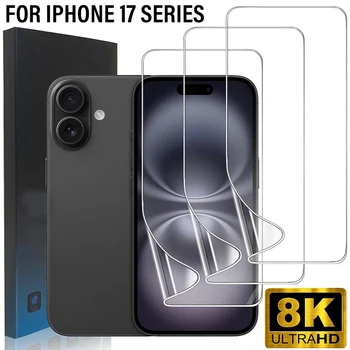 Protezione schermo trasparente HD a copertura totale per iPhone17 17Air 17Pro Max Protezione schermo Pellicole idrogel in TPU morbido per iPhone 17