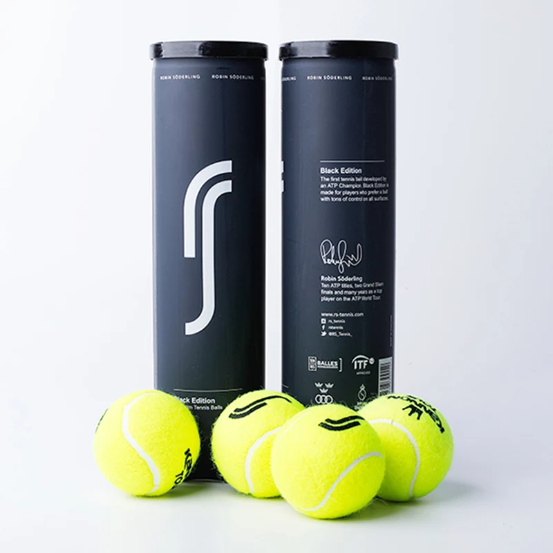 

KANNON Professional Tennis Balls Competition Training Tennis Balls High Elastic Resistance Tour Tennis Ball 4 Pcs For 1 Can