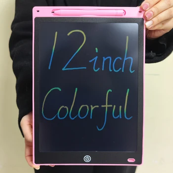 10/12/inch Colourful LCD Writing Tablet Drawing Board Kid Graffiti Sketchpad Toys Handwriting Blackboard Drawing Board Kids Toys 1