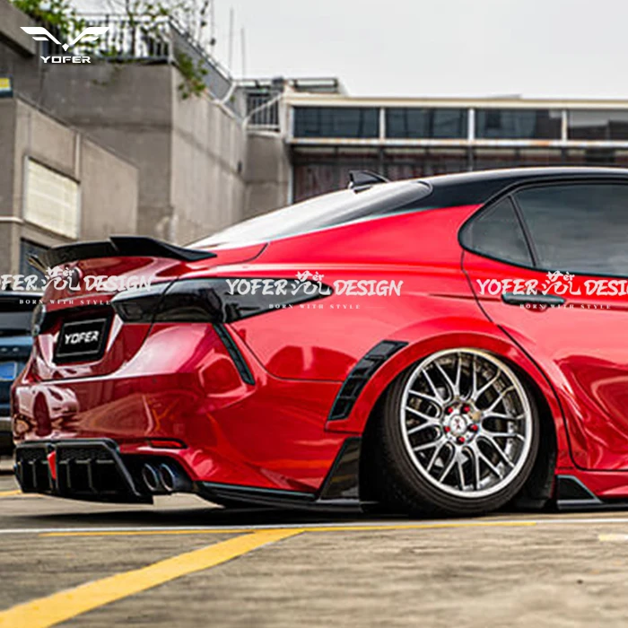 도요타 캠리용 범용 펜더 플레어, 공장 직접 펜더 플레어 휠, 눈썹 프라이머, 자동차 외부 부품