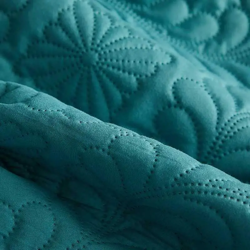 Queen King Quilted Waterproof Mattress Cover with Elastic Fitted Sheet Solid Color Bed Covers 90/120/135/140/150/160/180/220cm 5