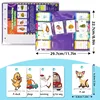 Sentence-Making Exercises Flip Chart Sentence Educational Learning Tool Vocabulary Building Special Education Speech Therapy 6