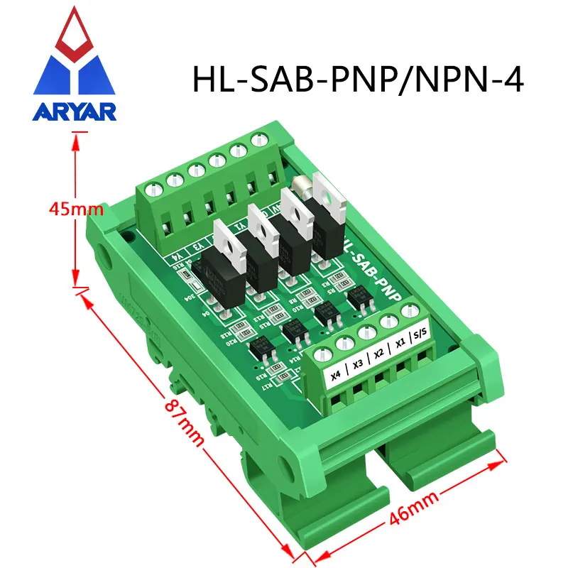 Single Chip Microcomputer PLC Signal Amplifier Board NPN/PNP Input Output Photocoupler Isolation
