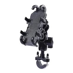 360° Rotatable Adjustable Mobile Phone Holder for Motorcycles and Electric Vehicles (Handlebar)