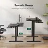 Standing Desk with Keyboard Tray, 55 × 24 Inches Electric Height Adjustable Desk, Sit Stand Up Desk, Computer Office Desk, Black 3
