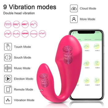 Wireless Bluetooth G Spot Dildo Vibrator Female APP Remote Control Vibrating Egg Clitoris Stimulator Sex Toys for Women 2022 3