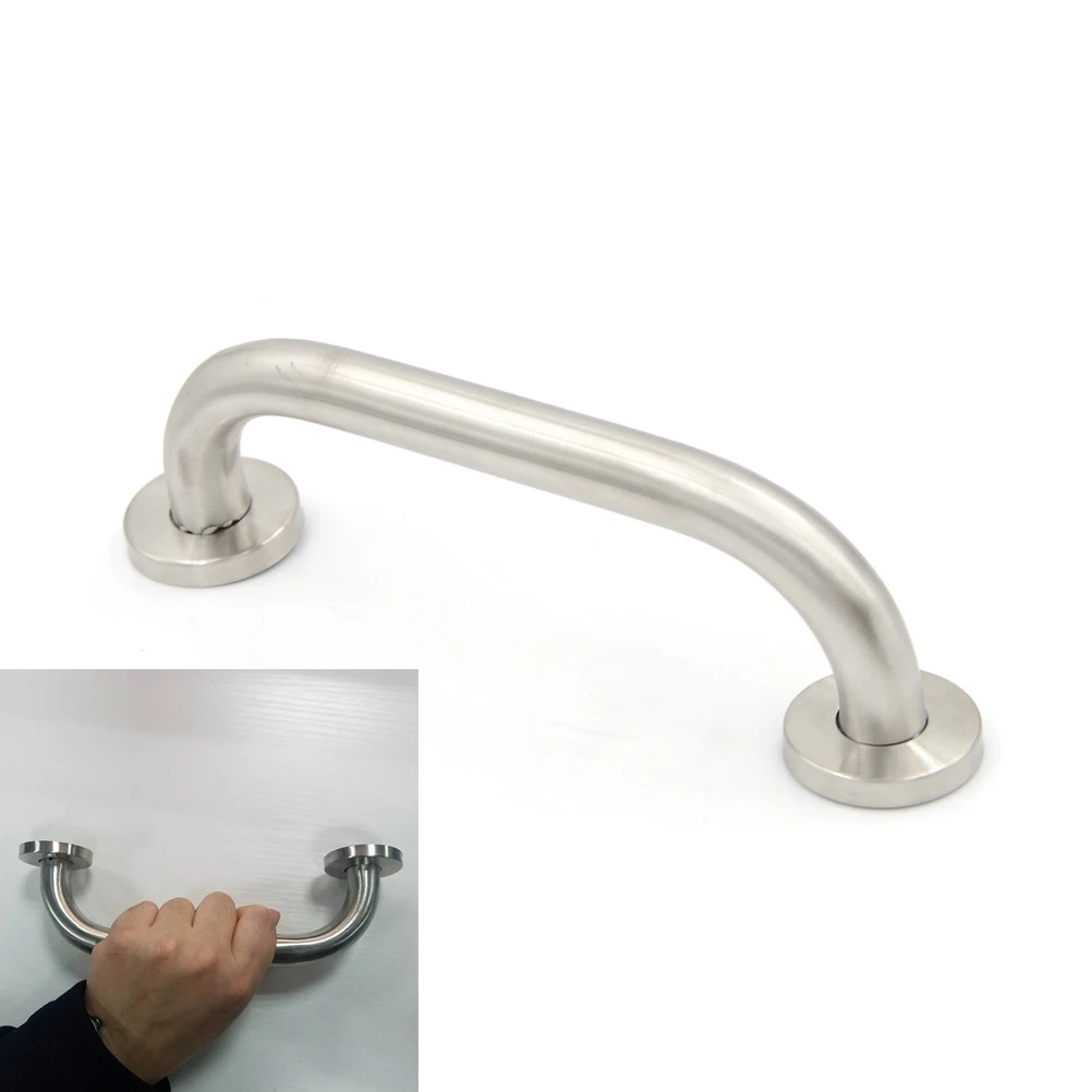 1PC Stainless Steel Bathroom Safety Toilet Support Handle Shower Tub Hand Grip Rail Disability Aid Grab Bar Handle Towel Rack images - 6