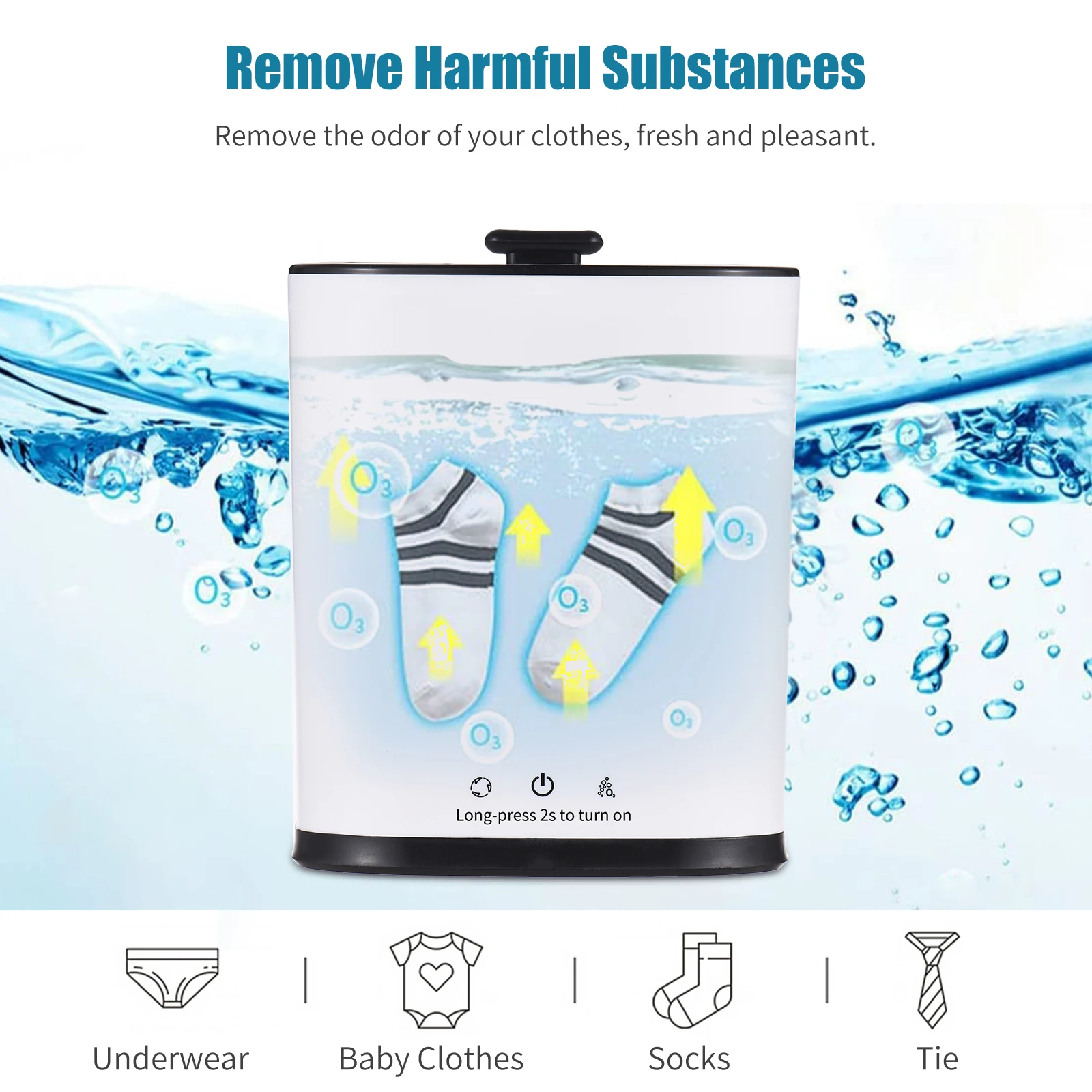 Mini Portable Washing Machine Laundry Full Automatic Dormitory Travel Underwear Washing Machine 2L Capacity Turbin e Washer