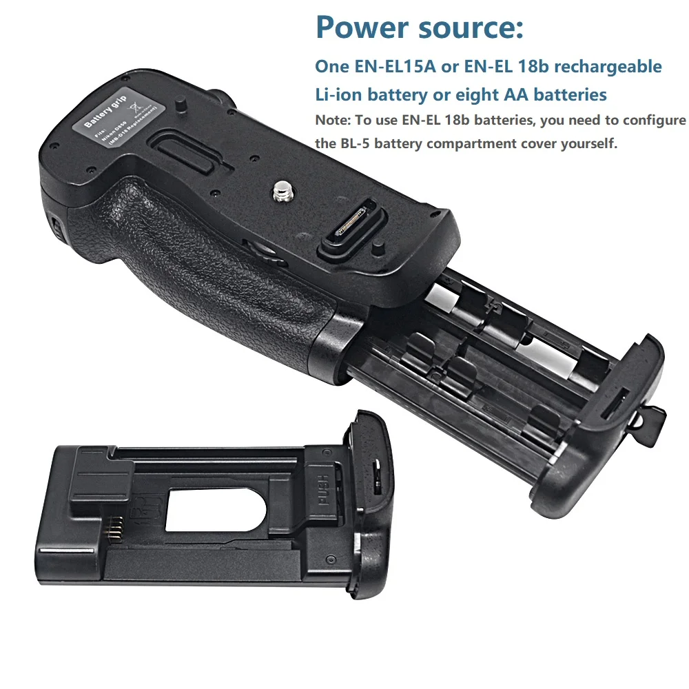 Mcoplus BG-D850 Vertical Battery Grip for Nikon D850 DSLR Camera / as MB-D18 Battery Grip