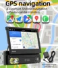 7‘’ Retractable Screen 1Din Car Radio Android 13 Wireless Carplay Multimedia Universal Smart Central Autoradio FM Navigation GPS 3