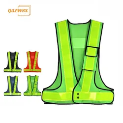 Reflective Vest Fluorescent Yellow Safety Supplies Self-defense Clothing Luminous Tape Construction Site High Visibility