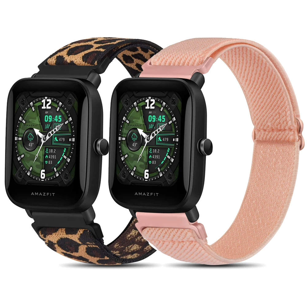 

20mm Nylon Strap Bracelet For Amazfit Bip S Lite/Bip U Pro/Pop pro Band Watchband Wristband For Amazfit GTR 42mm/Neo/GTS Strap