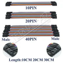 Versatile Dupont Jumper Wire Set (10CM, 20CM, 30CM) - Male to Male, Female to Male, Female to Female - 10cm (Female VS Female)