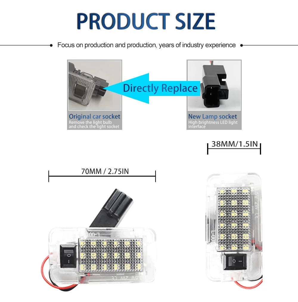 1Pcs Auto LED Stamm Lampe Gepäck Fach Licht Für Toyota RAV4 Prius Sienna Alphard Camry Harrier Lexus CT200h RX350 NX300h – Detail 10