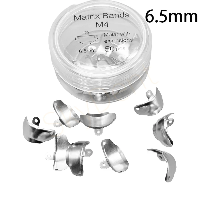 Lot De Bandes Matricielles Autoclavables Dentaires - 3 Tailles Avec Anneaux, Clips Et Pince