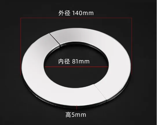 Description Picture 4 of itemStainless Steel Decorative Cover Faucet Pipe Gas Water Heater Cover Shower Cover For Gas Wall Boiler Extractors Exhaust Holes