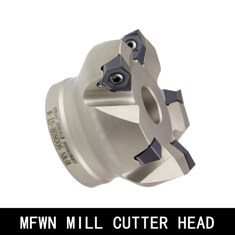 

MFWN90 градусов MFWN MFWN900 двухсторонняя Шестигранная головка фрезерного резака головка WNMG WNMU WNMU0806 вставная головка