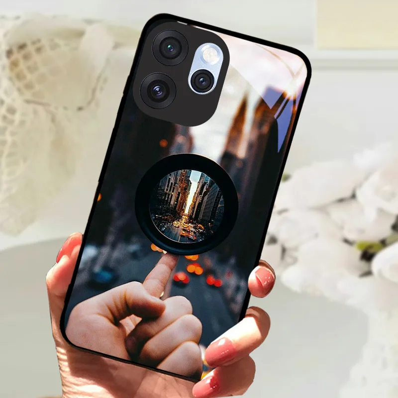 Tempered Glass Phone Case with Full Camera Protection