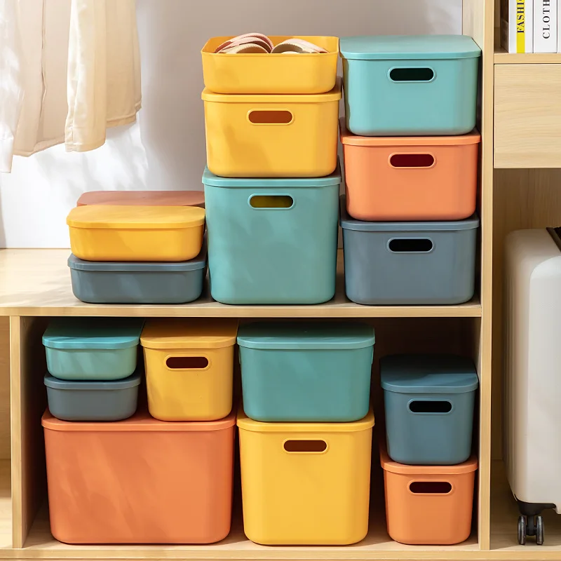 

New 49891923 Clothing Household Portable Plastic Large-capacity Storage Box