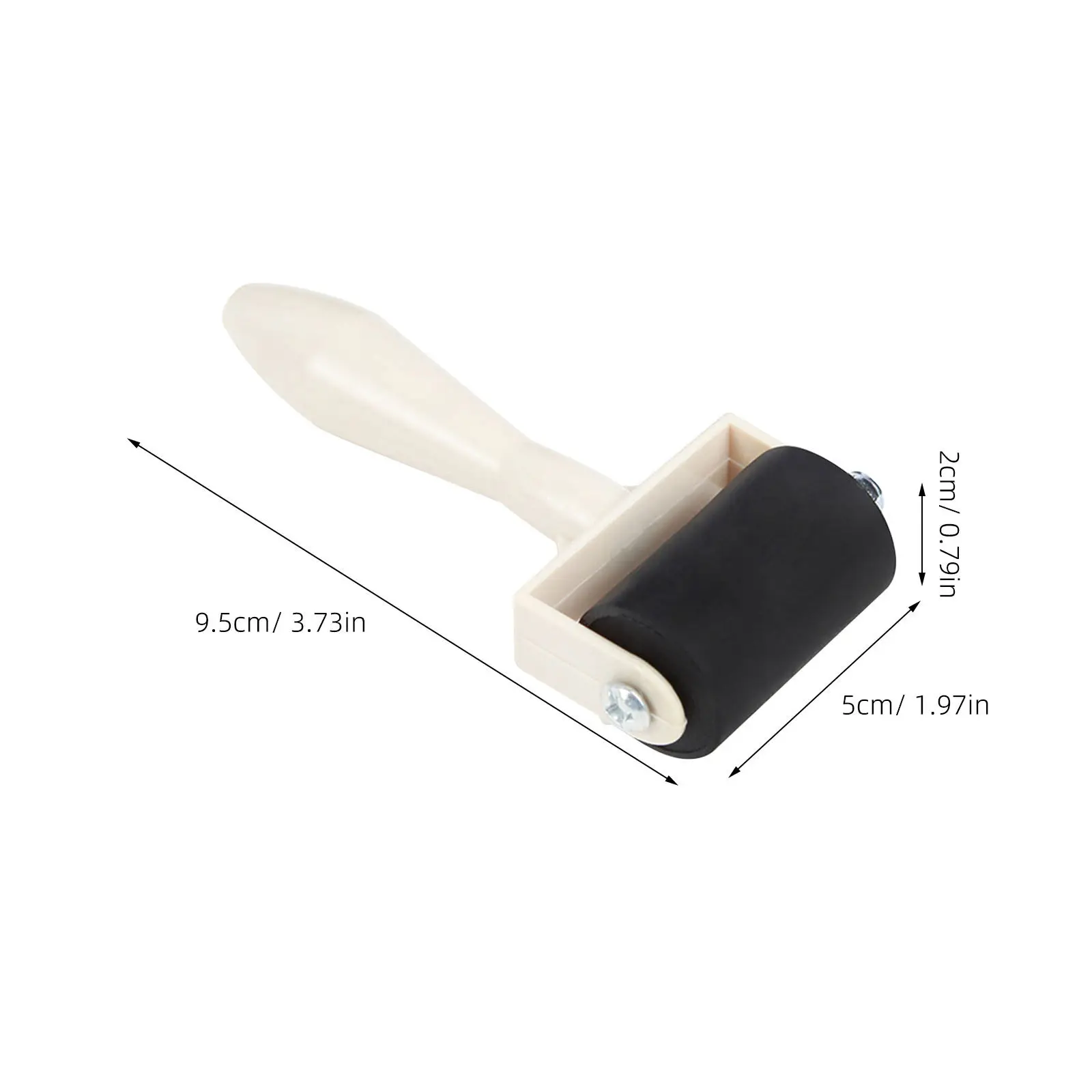 12Pcs 고무 인쇄용 롤러 도구 어린이를위한 질감있는 잉크 어플리케이터 공예 그림 라인스톤 블록 인쇄 미술 용품