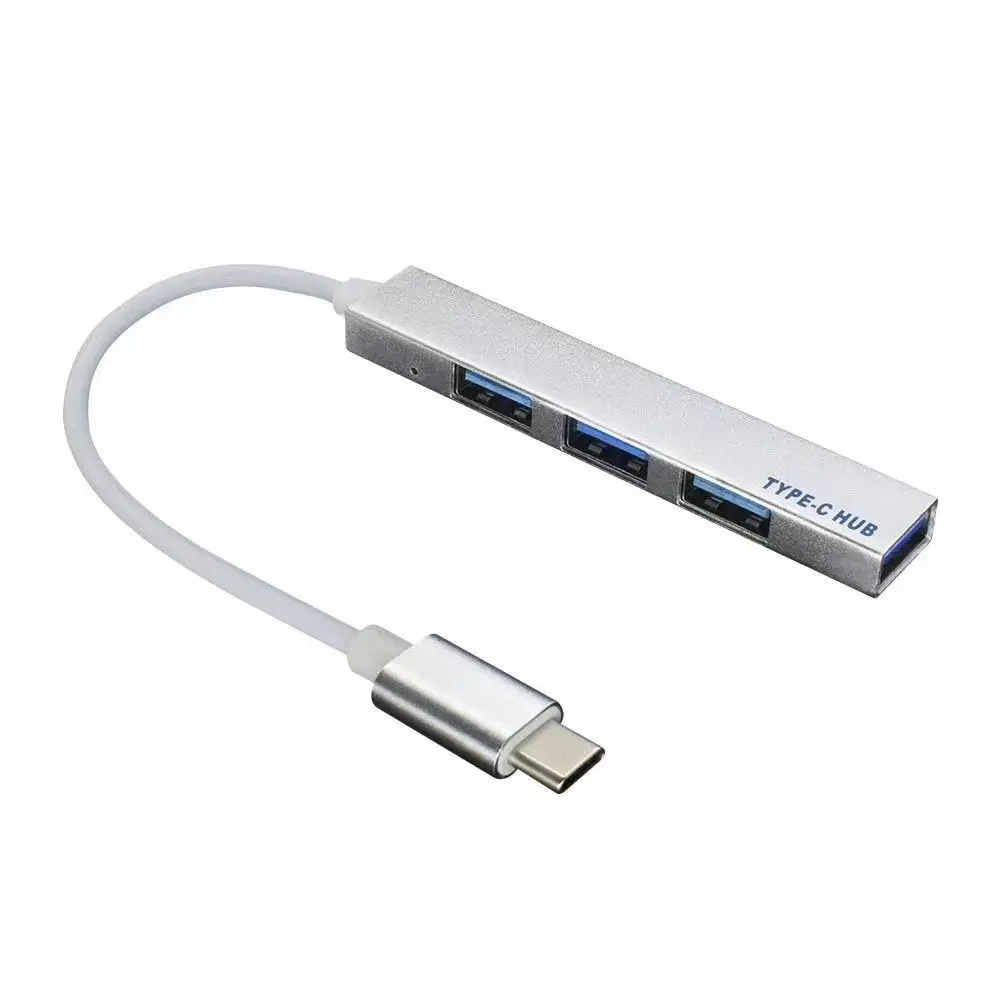 USB C HUB 2.0 Type C 4 Port Multi Splitter Adapter OTG 4Port USB Hub