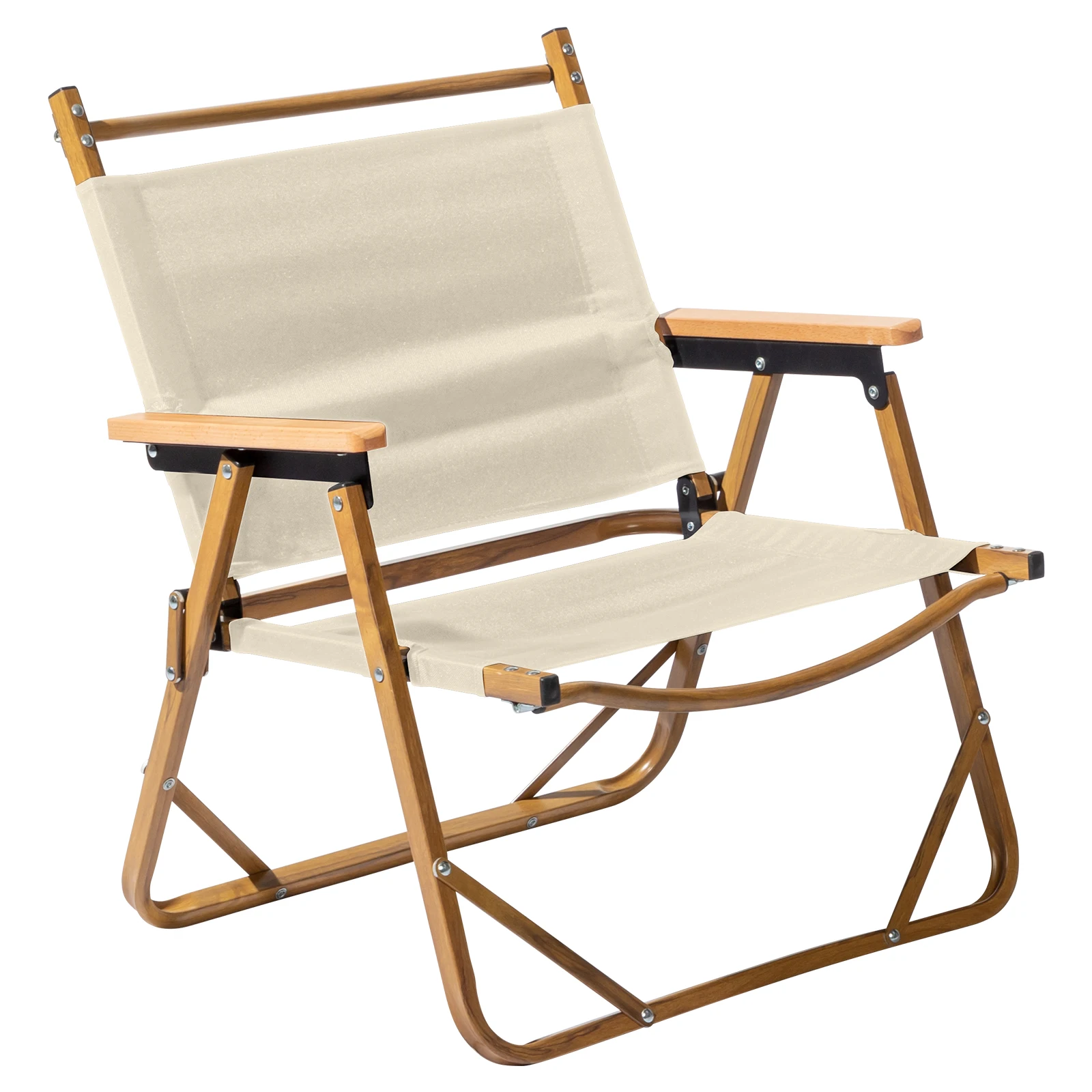 

Portable Camping Chairs, Outdoor Folding Chairs for Garden Lawn, Fishing, Picnic, Supports up to 220lbs