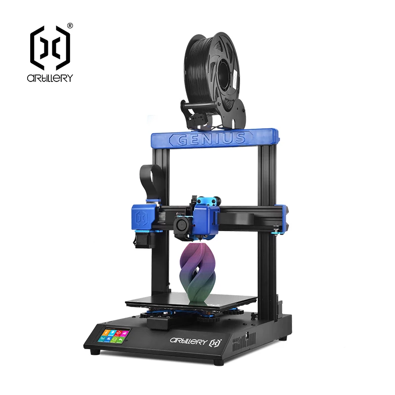 Artillery® Genius Pro 3d Printer Self-leveling 8.66*8.66*9.84 Inch Build Volume 0.1-0.35mm Resolution Ultra-quiet Stepper Motor