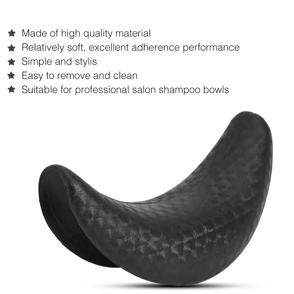 Silikon Shampoo Schüssel Nackenstütze Rutschfeste Shampoo Schüssel Nackenkissen Salon Waschbecken Nackenkissen mit Saugnäpfen Barbershop Tools – Detail 14