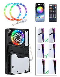 RGB LED Light Strip for Gaming Consoles - Customizable Colors and Effects for Enhanced Gaming Atmosphere (LED light strip)
