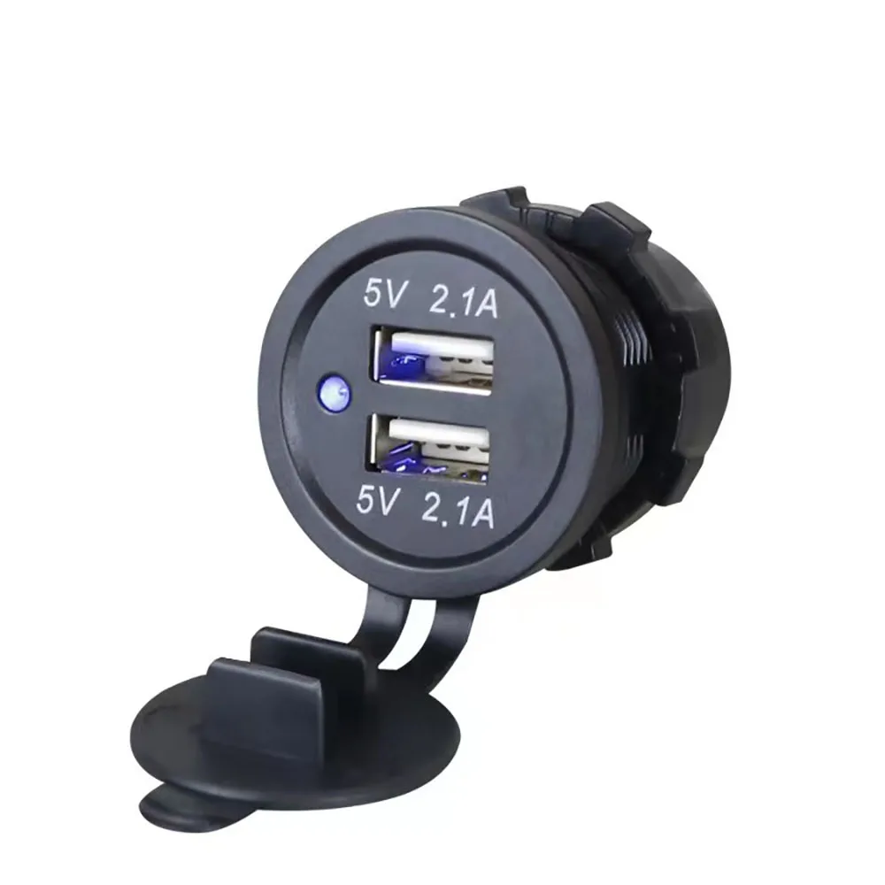 고출력 차량용 USB 충전기, QC3.0 PD C타입 USB 소켓, 12V, 24V 차량 보트 오토바이 버스 트럭 캐노피 등에 적합