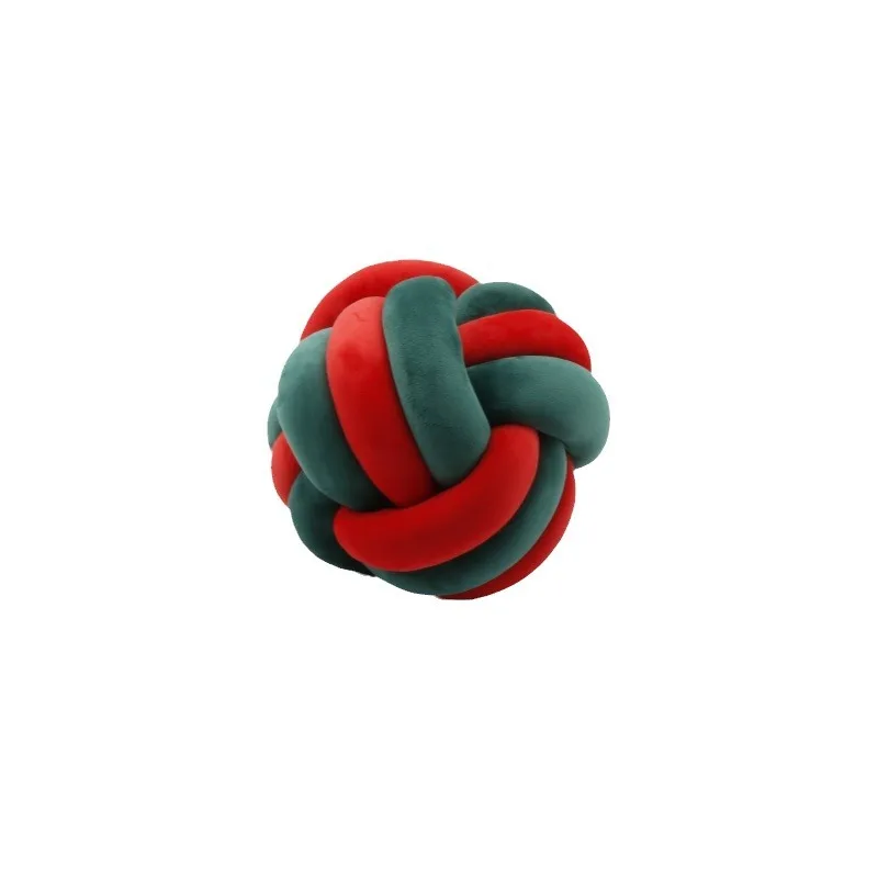 크리스마스 날 장식 분위기 선물 트리플 매듭 볼 베개 선물, 침실 거실 던지기 베개 쿠션