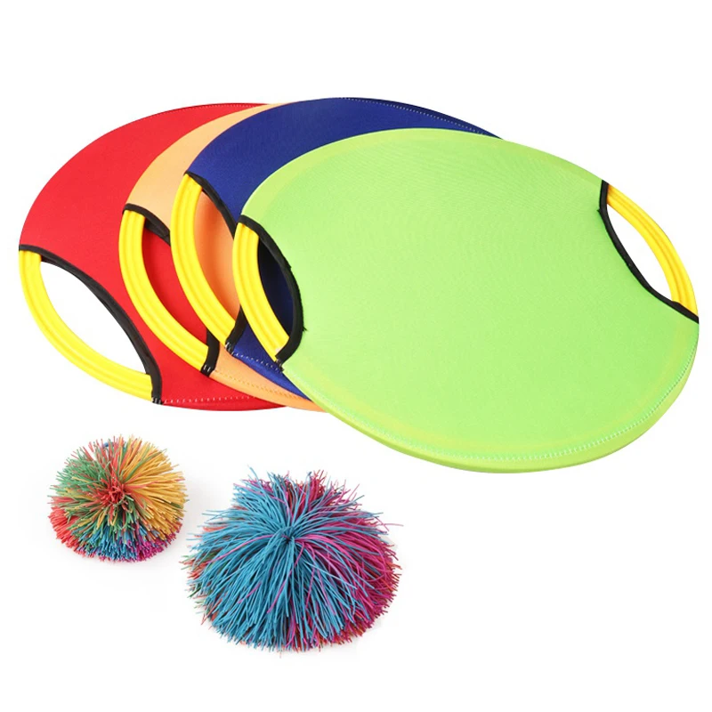 Outdoor Fun Bouncy Paddle & Stringy Ball Toss And Catch Game Parent Child Interaction Toys Juguetes Divertidos