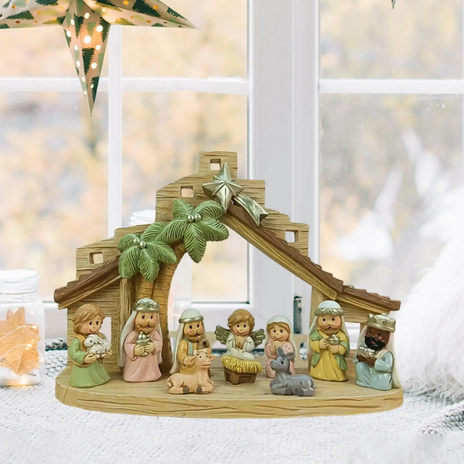 Christmas Nativity Figurine Set 4