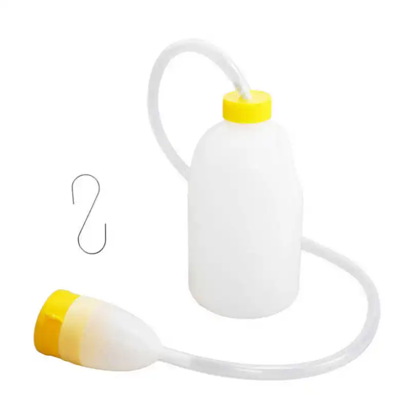 1700ml Male Pee Bottle Urine Collector Storage With 90cm Urinary Tube