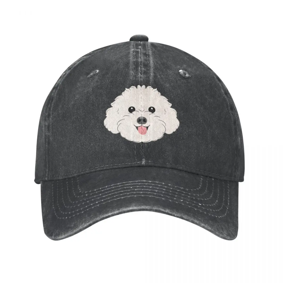 

LOVE White Toy Poodle Cowboy Hat Military Cap Man fashion birthday Hat Beach Women'S Cap Men'S