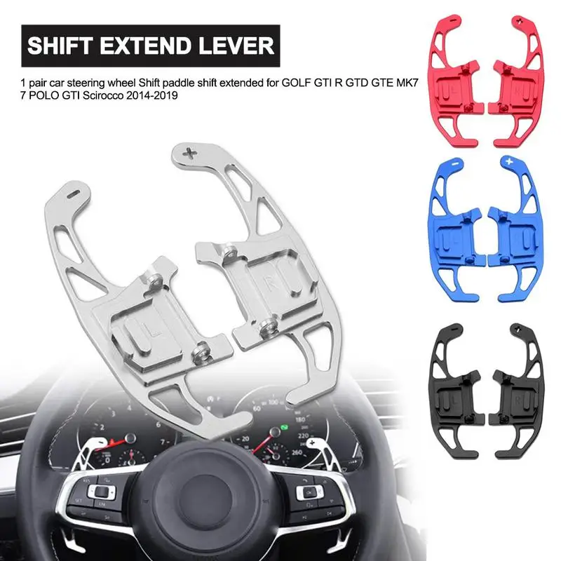 

Car Steering Wheel Shift Paddle Shifter Extended For GOLF GTI R GTD GTE MK7 7 POLO GTI Scirocco 2014-2019 Car Paddle Shifter