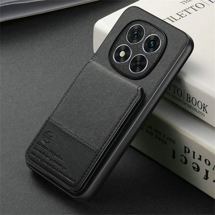 Luxury Leather Wallet Stand Case - Elegant and Durable Design