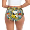 Women's Kawaii Underwear Brief Peanuts Comic Characters Snoopy Merch Soft Cartoon Animals Ladies Panties Briefs 2