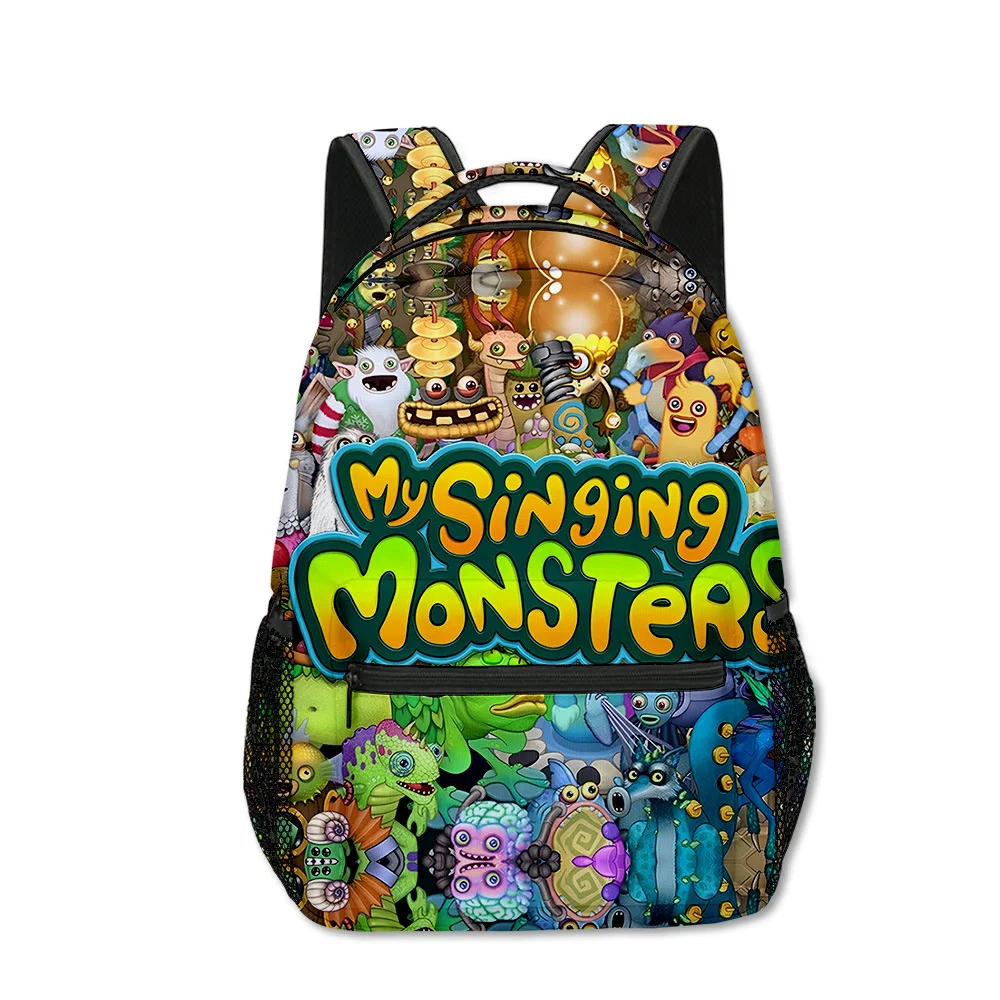 

The New My Singing Monsters Surrounding Monster Concert Schoolbag Children's Backpack for Primary and Secondary School Students