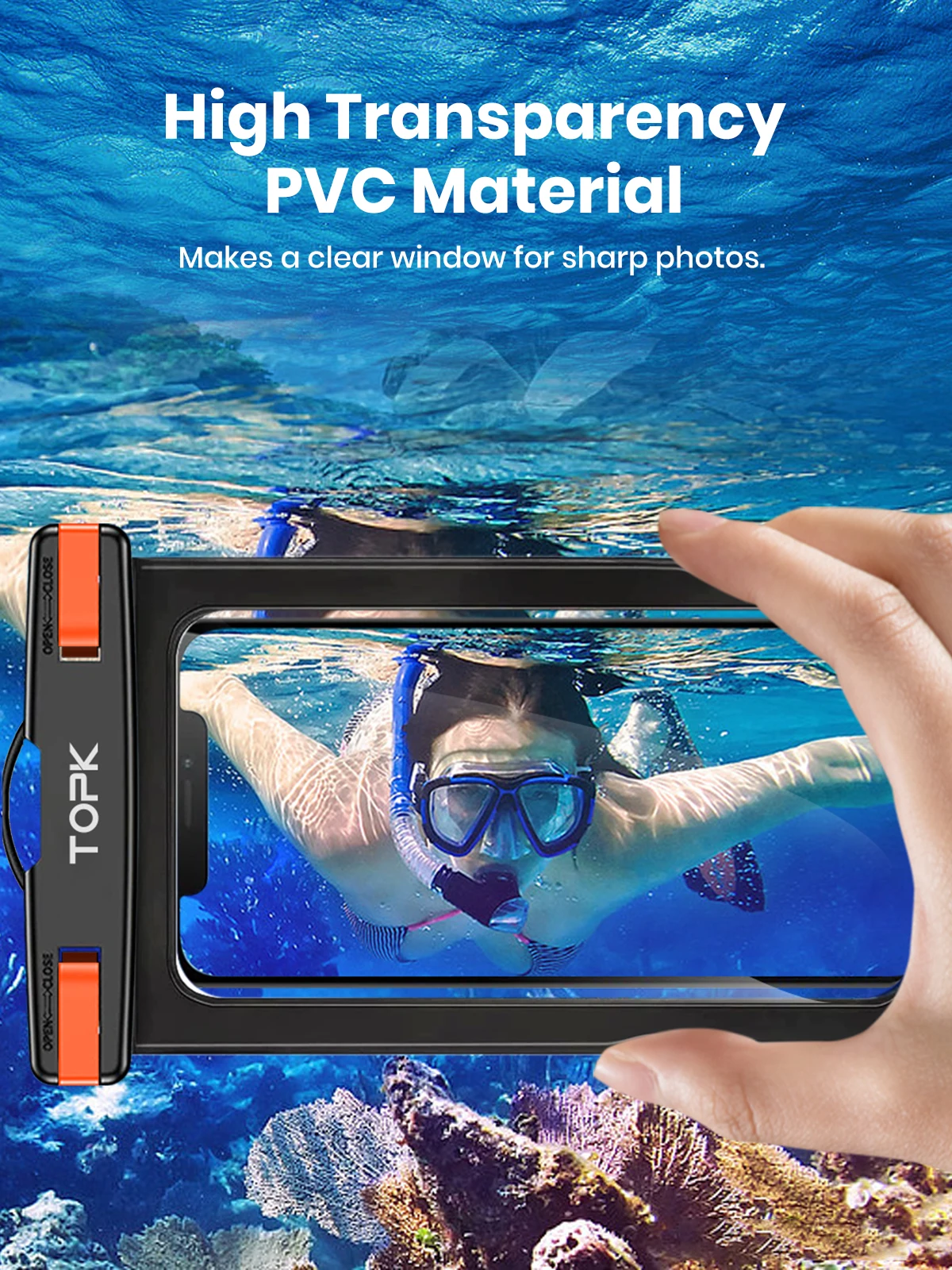 รูปสินค้า เคสกันน้ำ IPX8 สำหรับมือถือ