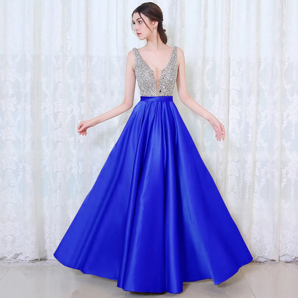 

Платье женское вечернее ТРАПЕЦИЕВИДНОЕ с блестками и открытой спиной