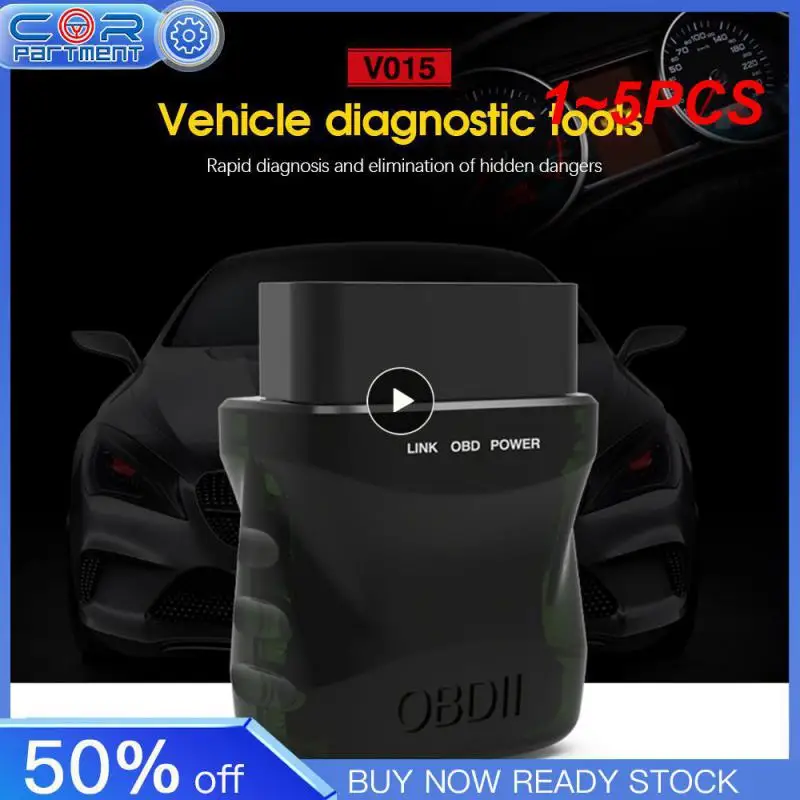 

1~5PCS ELM327 OBD2 ios Andriod car scanner V1.5 Buttom Reader Clear Error Codes connecting Tool bluetooth Car Diagnostic Tool