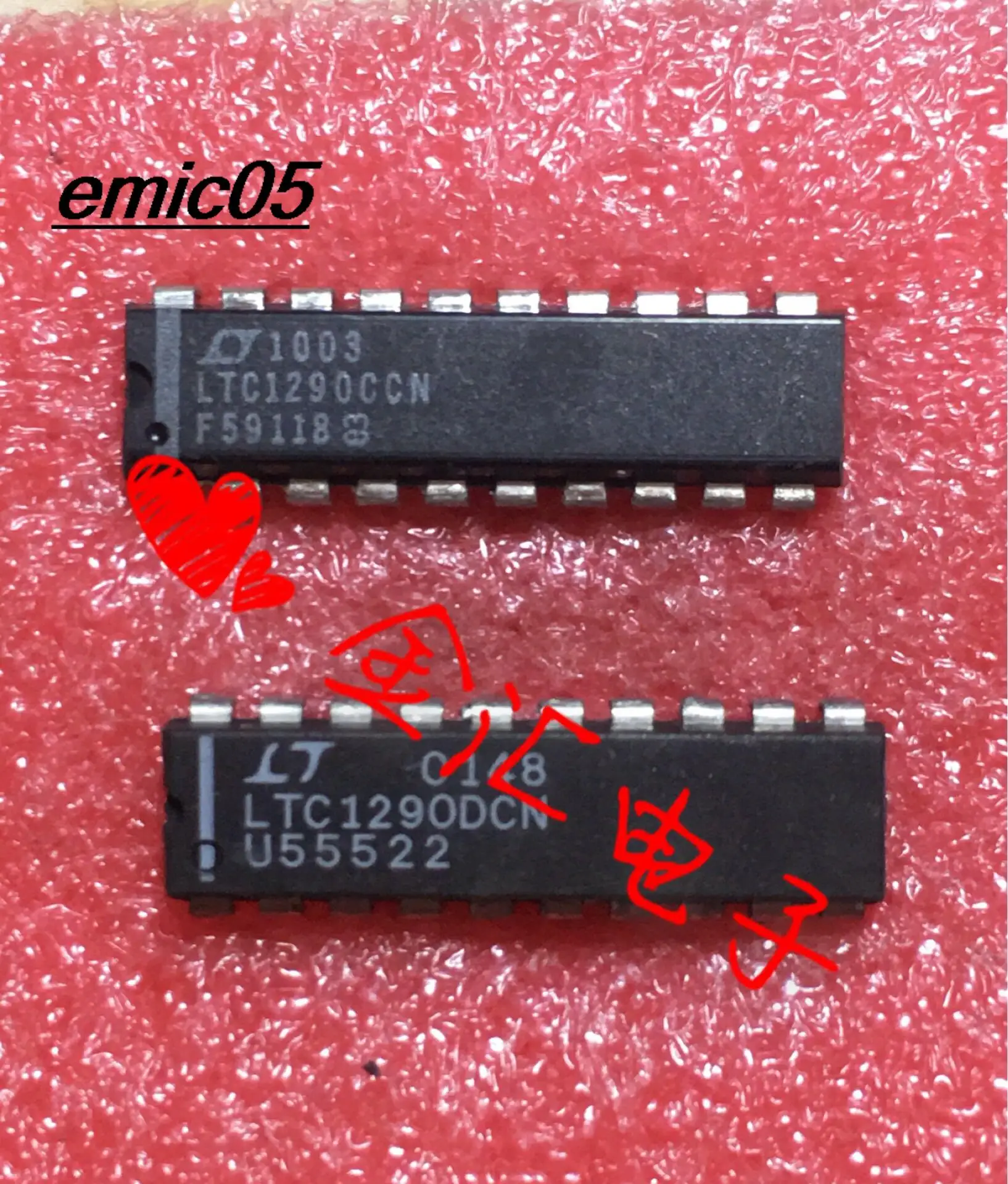

Original stock LTC1290CCN LTC1290DCN 20