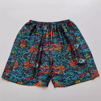 100% Mulberry Silk Men Boxer Underwear Couple Rubber Band Thin Short Home Pants Promotion Woman Can Wear 1