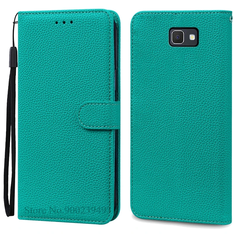 Leather Wallet Flip Cover for Samsung Galaxy J7 Prime