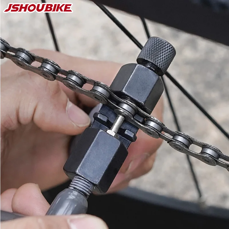 JSOUBIKE 범용 자전거 체인 브레이커 자전거 링크 핀 커터 제거 도구 단일 12단 산악 도로 자전거 수리 도구