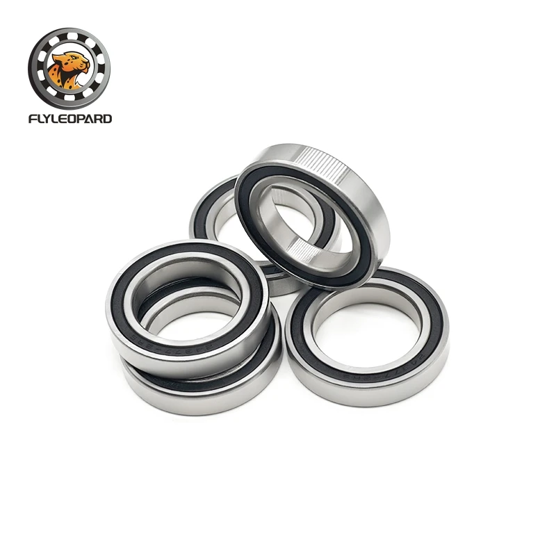 2 Stück 24377RS 24x37x7mm Fahrradkugellager 15267 12268 16287 17287 18307 24397 163110 30406 30407 -2RS ABEC-7 Gummidichtung – Detail 3