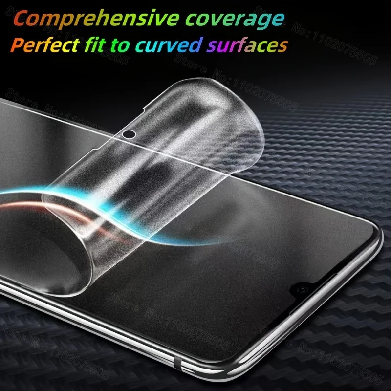 Matte Hydrogel Full Coverage Screen Protector, 5-Pack - Smooth Touch, Anti-Fingerprint