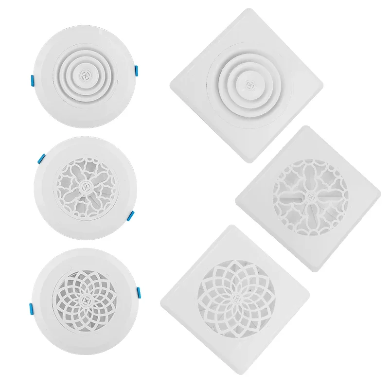 조절 가능한 루버 에어 벤트 추출 밸브 그릴, ABS 원형 디퓨저 덕트 환기 커버, 실내 신선한 공기 시스템, 75-200mm 조절 가능한 루버 에어 벤트 추출 밸브 그릴, ABS 원형 디퓨저 덕트 환기 커버, 실내 신선한 공기 시스템, 75-200mm