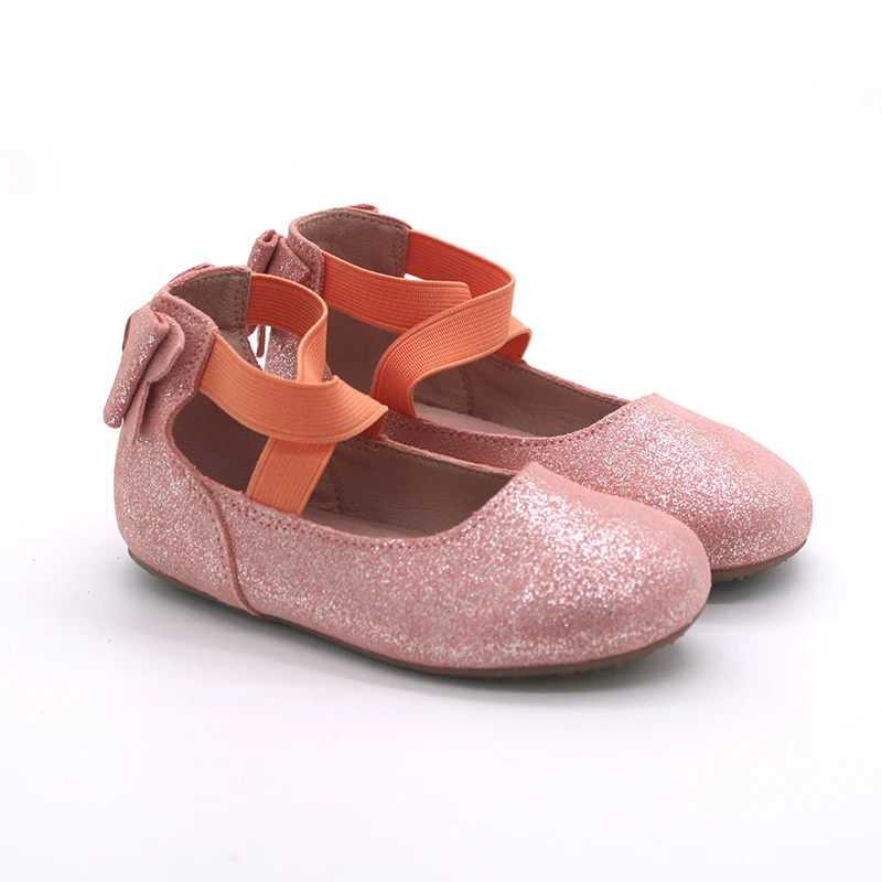 Wholesale Soft Leather Ballet Flat Little Girls Princess Mary Jane